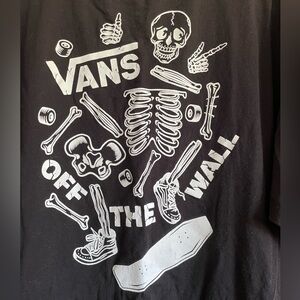 Vans Off the Wall Skeleton Skateboard tee
